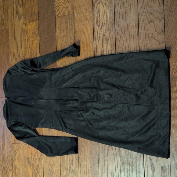 Herman Marcus Dallas - Vintage Elegant Black Wrap Dress With Buttons - Picture 7 of 7